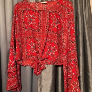 Top and bottoms matching outfit!